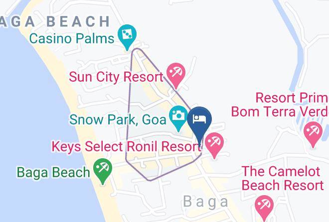 Sai Residency Goa Map