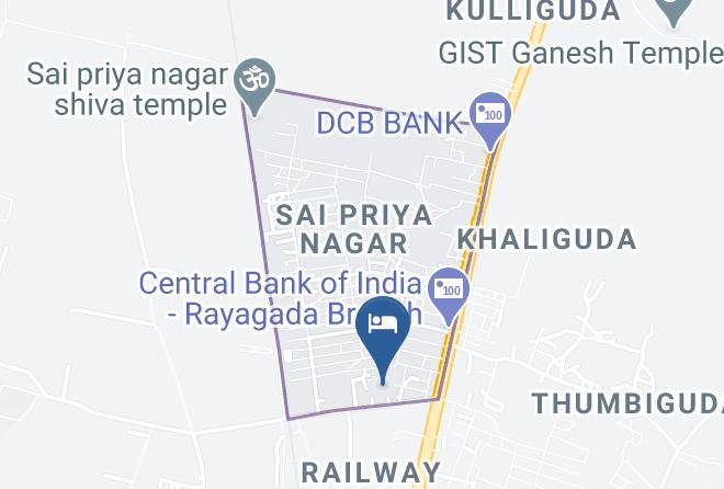 Rayagada - Hotel Sai International Maps
