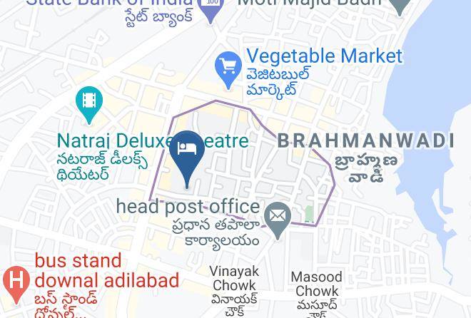 Adilabad - Hotel Sai Panchvati Maps