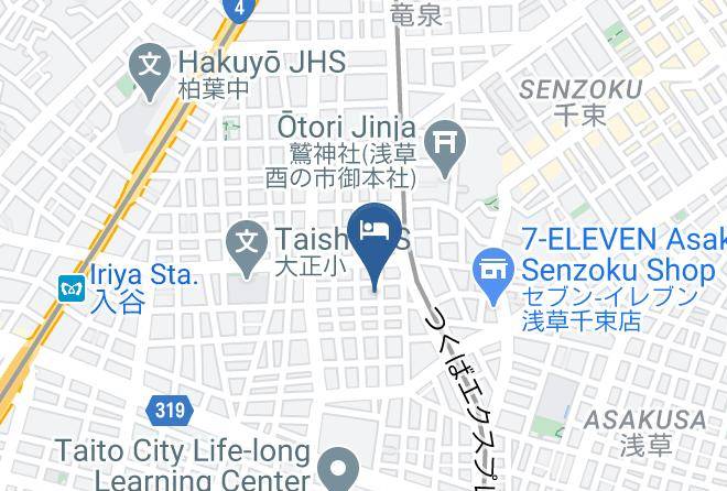 Taito Ward - Hotel Sails Asakusa Maps