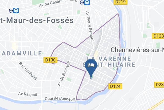 Val De Marne - Hotel Saint Alban Maps