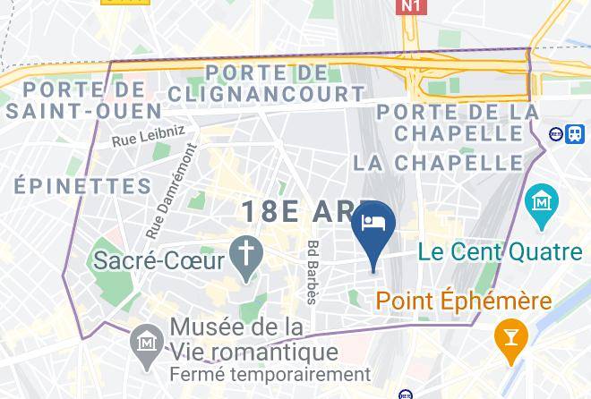 Paris - Hotel Saint Bernard Maps