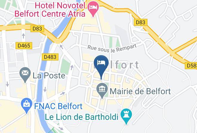 Territoire De Belfort - Hotel Restaurant Saint Christophe Maps