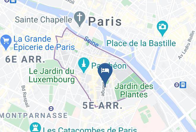 Paris - Hotel Saint Christophe Paris Maps