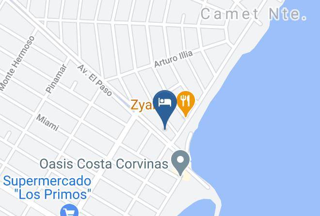 Mar Chiquita - Hotel Saint Claire Maps