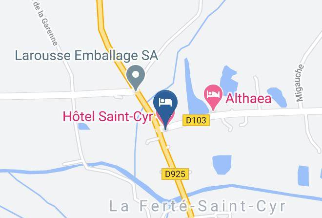 Hotel Saint Cyr Map
