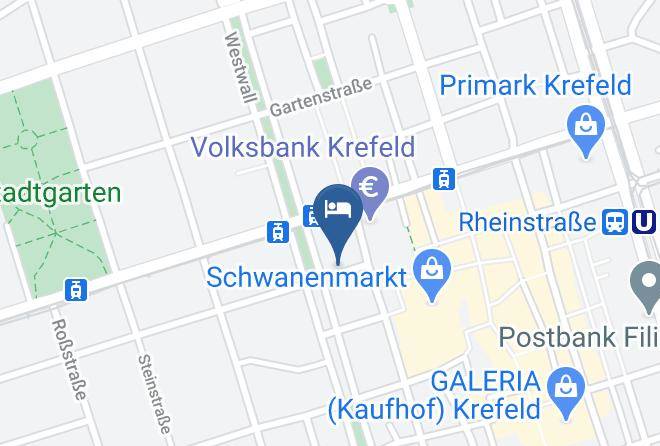Krefeld - Hotel Saint Denis Krefeld City Maps