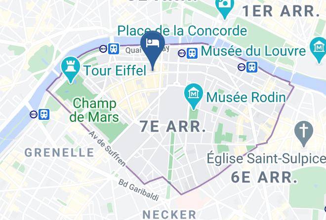 Paris - Hotel Saint Dominique Maps