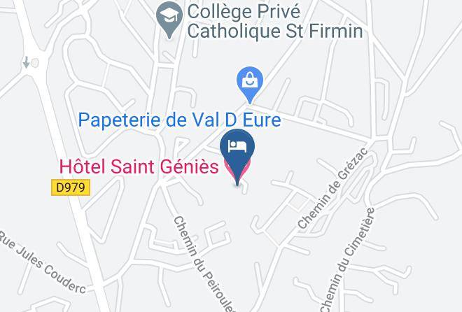 Gard - Hotel Saint Genies Maps