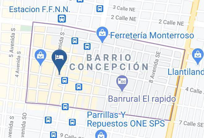 San Pedro Sula - Hotel Saint George Maps