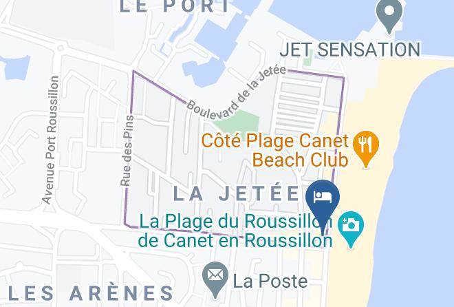 Pyrenees Orientales - Hotel St Georges Face A La Mer Maps