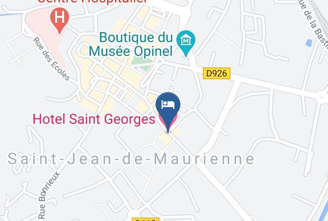 Savoie - Hotel Saint Georges Maps