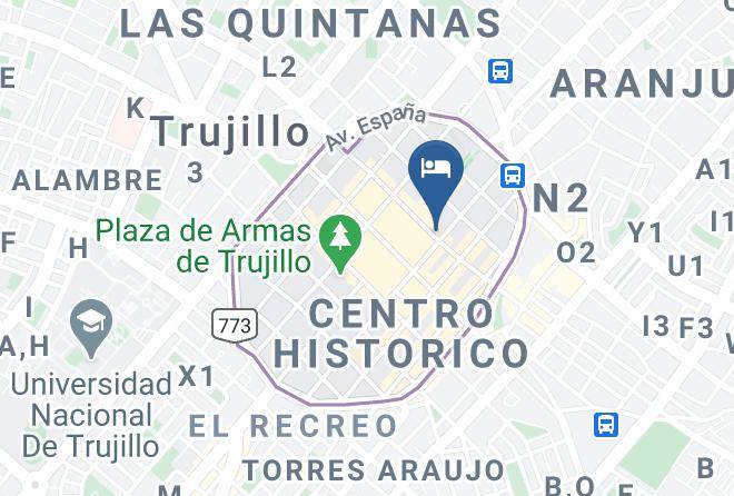 Trujillo - Hotel Saint Germain Maps