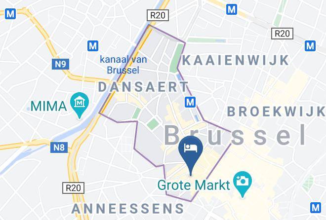 Brussels - Hotel Saint Gery Maps