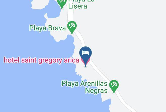 Arica Province - Hotel Saint Gregory Arica Maps