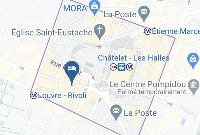 Paris - Hotel Saint Honore Maps