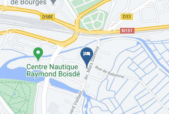 Cher - Hotel Saint Jean A Bourges Maps