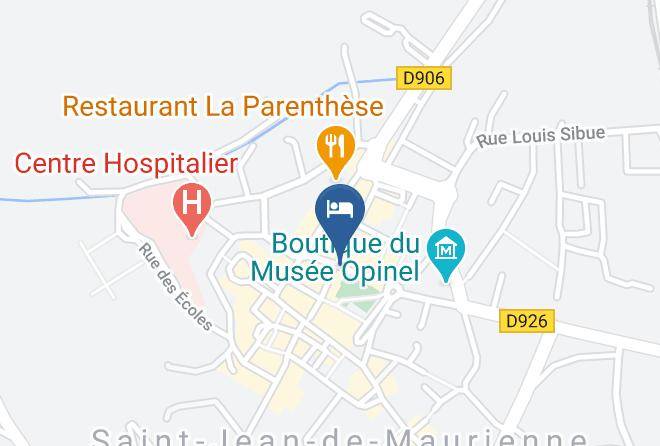 Savoie - Hotel Saint Jean De Maurienne Maps
