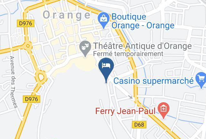 Hotel Saint Jean Orange Map
