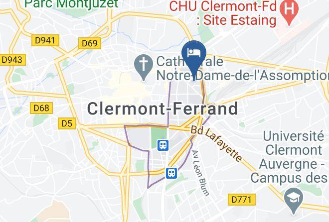 Puy De Dome - Hotel Le Saint Joseph Maps