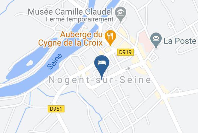 Aube - Hotel Saint Laurent Maps