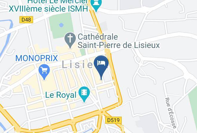 Calvados - Hotel Saint Louis Maps