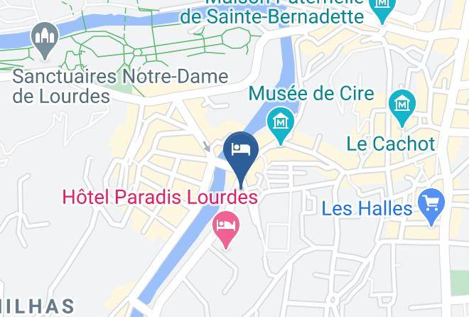 Hautes Pyrenees - Hotel Saint Louis Lourdes Maps