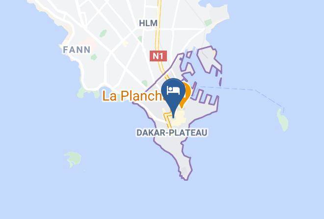 Dakar - Hotel Saint Louis Sun Maps