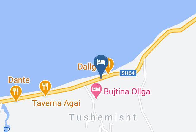 Pogradec - Hotel Saint Marena Maps
