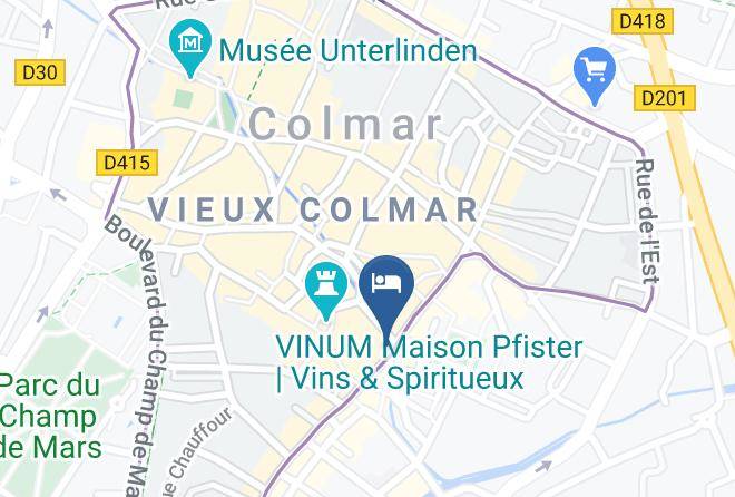Haut Rhin - Hotel Saint Martin Maps