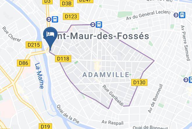 Val De Marne - Hotel Ibis Styles Saint Maur Creteil Maps