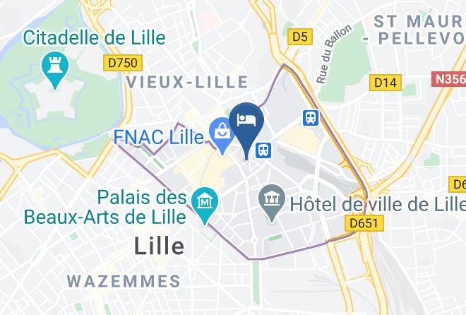 Nord - Hotel Saint Maurice Maps