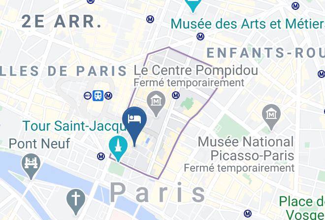 Paris - Hotel Le Presbytere Maps