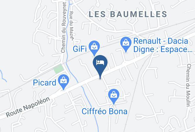 Alpes De Haute Provence - Hotel Saint Michel Maps