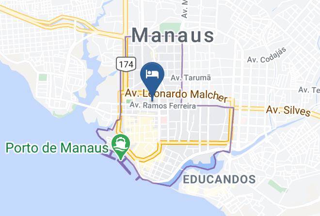 Manaus - Hotel Saint Paul Maps