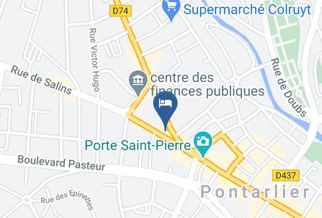 Doubs - Hotel Saint Pierre Maps
