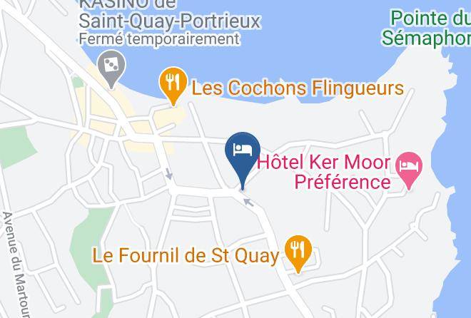 Hotel Saint Quay Map