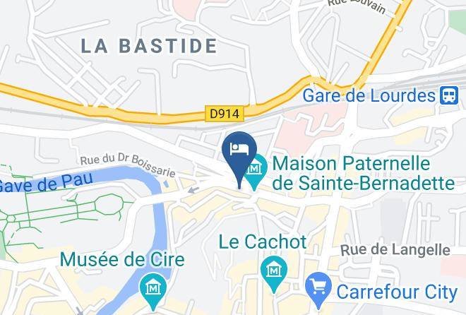 Hautes Pyrenees - Hotel Saint Sebastien Maps