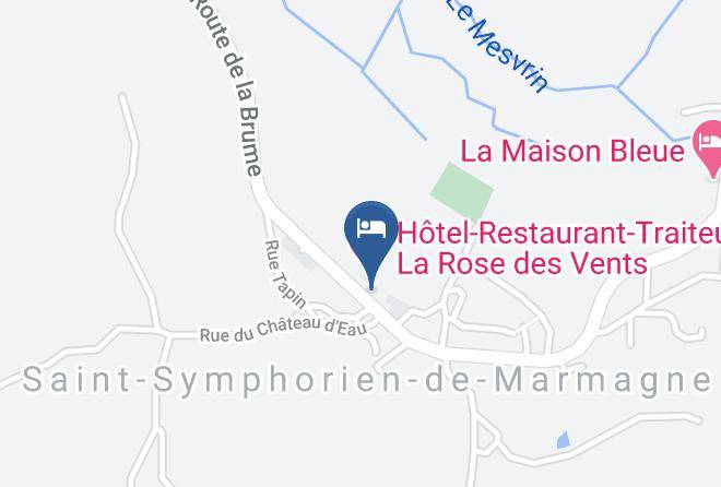 Saone Et Loire - Hotel Saint Symphorien De Marmagne Maps