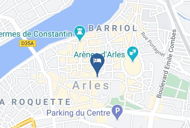 Bouches Du Rhone - Hotel Saint Trophime Maps
