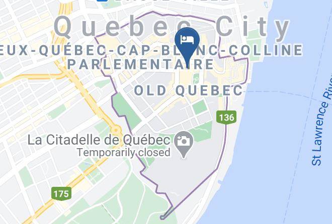 Capitale Nationale - Hotel Sainte Anne Maps