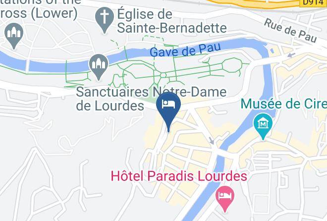 Hautes Pyrenees - Hotel Sainte Rose Maps