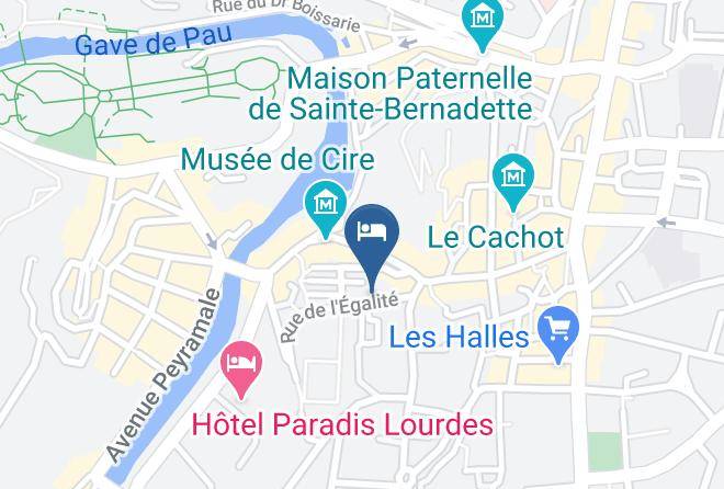 Hautes Pyrenees - Hotel Sainte Therese De L'enfant Jesus Maps