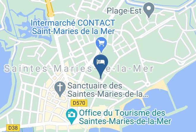 Bouches Du Rhone - Hotel Saintes Maries De La Mer Maps
