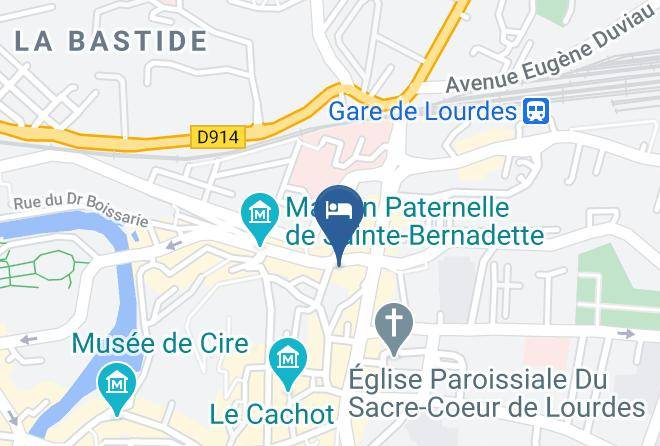 Hautes Pyrenees - Hotel Saint Jean Baptiste Maps