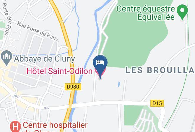 Saone Et Loire - Hotel Saint Odilon Maps