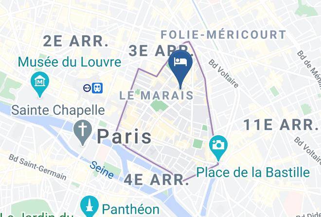 Paris - Hotel Monsieur Saintonge Maps