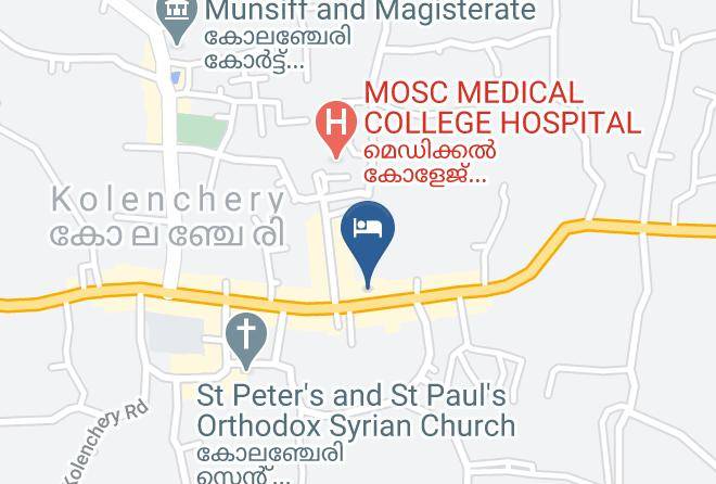 Kunnathunad - Hotel Saj International Maps