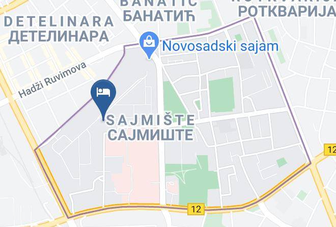 Juzno Backi - Hotel Sajam Maps