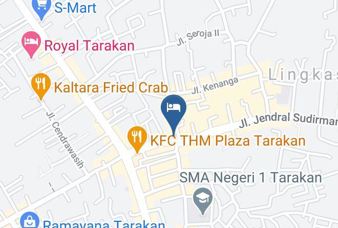 Kota Tarakan - Hotel Sakura Maps